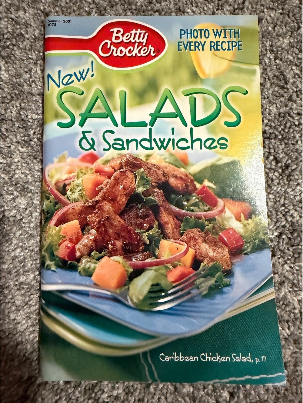 Betty Crocker Salads & Sandwiches Recipe Magazine Summer 2001